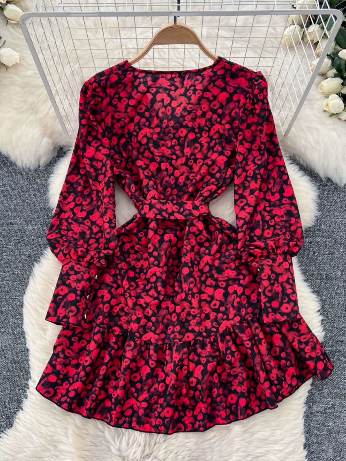 Leaving you on read print dress CD864 images